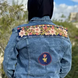 Heritage Denim Jacket - Floral & Manjalla (XL)