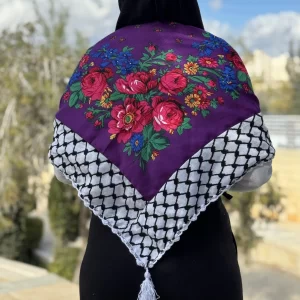 Purple Felahi Scarf