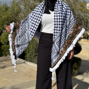 Vivid Floral Kuffiyeh