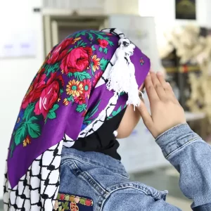 Purple Felahi Scarf