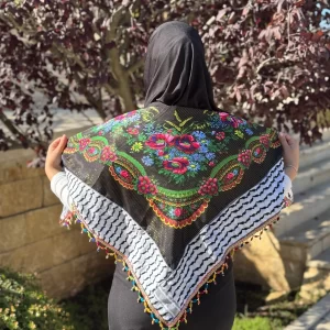 Felahi Mandeel/Scarf-Black