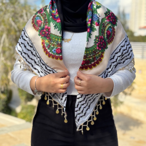 Felahi Mandeel/Scarf-Cream