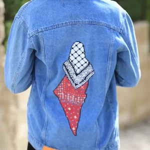 Tatreez Denim Jacket - Lady of Palestine